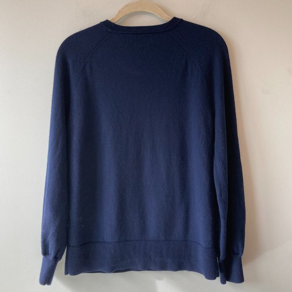 ARITZIA Babaon Crew Sweater - Dark Blue - SMALL - Picture 3 of 9
